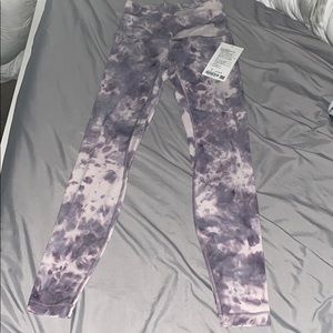 lululemon align leggings with the cross waist 28”